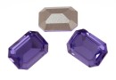 Swarovski, fancy rectangle, tanzanite, 14x10mm - x1