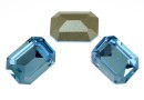 Swarovski, fancy rectangle, aquamarine, 14x10mm - x1