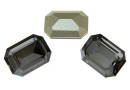 Swarovski, fancy rectangle, silver night, 14x10mm - x1