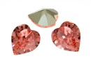 Swarovski, fancy inima, rose peach, 11x10mm - x1