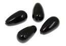 Perle Swarovski picatura, mystic black, 11.5x6mm - x2