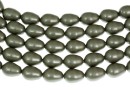 Margele Swarovski perle picatura, powder green, 11x8mm - x2