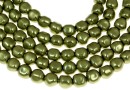 Margele Swarovski perle candy, light green, 6mm - x4