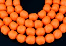 Margele Swarovski perle candy, neon orange, 10mm - x2