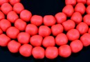 Margele Swarovski perle candy, neon red, 10mm - x2