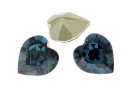 Swarovski, fancy inima, montana, 15.4mm - x1