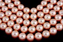 Swarovski crystal pearls, rose peach, 4mm - x100
