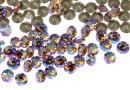 Swarovski, chaton pp10, light col. topaz shimmer, 1.6mm - x20