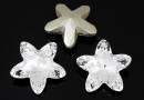 Swarovski, fancy mystic star, crystal, 18mm - x1