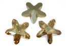 Swarovski, fancy mystic star, golden shadow, 8mm - x1