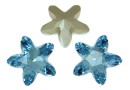 Swarovski, fancy mystic star, aquamarine, 13mm - x1