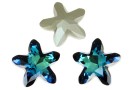 Swarovski, fancy mystic star, bermuda blue, 13mm - x1