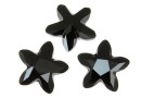 Swarovski, fancy mystic star, jet, 13mm - x1