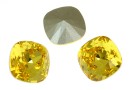 Swarovski, fancy square, light topaz, 10mm - x1