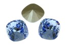 Swarovski, fancy square, light sapphire, 10mm - x1