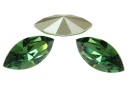 Swarovski navette, fancy chaton, erinite, 15mm - x2