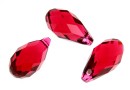 Swarovski, pandantiv brioleta, scarlet, 13mm - x1