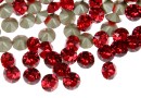 Swarovski, chaton ss34, scarlet, 7mm - x2