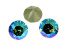 Swarovski, chaton ss29, erinite shimmer, 6mm - x4