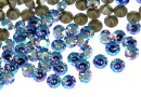 Swarovski, chaton ss29, light sapphire shimmer, 6mm - x4