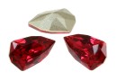 Swarovski, fancy rivoli Slim Trilliant, scarlet, 7.8mm - x2