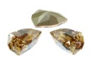 Swarovski, fancy rivoli Slim Trilliant, golden shadow, 7.8mm - x2