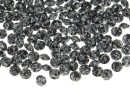 Swarovski, chaton PP18, marbled black, 2.5mm - x20