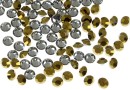 Swarovski, chaton pp14, dorado unfoiled, 2mm - x20