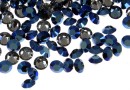 Swarovski, chaton pp14, metallic blue, 2mm - x20