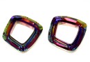 Swarovski, pandantiv cosmic square, volcano, 14mm - x1