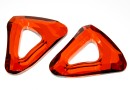 Swarovski, pandantiv cosmic triangle, red magma, 14mm - x1