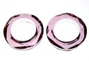 Swarovski, pandantiv cosmic ring, antique pink, 14mm - x1