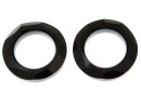 Swarovski, pandantiv cosmic ring, jet, 14mm - x1
