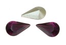 Swarovski, fancy rivoli Pear, amethyst, 10mm - x2