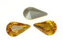 Swarovski, fancy rivoli Pear, sunflower, 6mm - x4