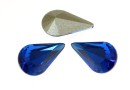 Swarovski, fancy rivoli Pear, capri blue, 10mm - x2
