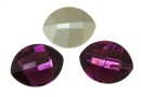 Swarovski, fancy rivoli, pure leaf, amethyst, 10mm - x1