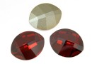 Swarovski, fancy rivoli, pure leaf, red magma, 10mm - x1