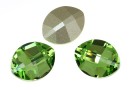 Swarovski, fancy rivoli, pure leaf, peridot, 14mm - x1