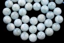 Natural aquamarine, round, 12.5mm
