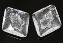 Swarovski, pandantiv growing rhombus, crystal, 26mm - x1