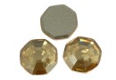 Swarovski, cabochon solaris, golden shadow, 8mm - x2