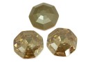 Swarovski, fancy solaris, golden shadow, 8mm - x2