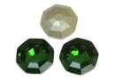 Swarovski, fancy solaris, dark moss green, 8mm - x2