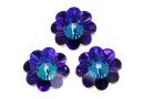 Swarovski, marguerite flower, heliotrope, 10mm - x4