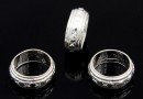 Spacer, 925 silver, 9mm - x1