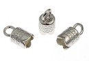 Terminatie bratari si coliere, ag 925 pl cu rodiu, interior 4mm - x2