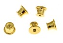 Stopper for earrings, gold-plated 925 silver, 5x4mm - x2