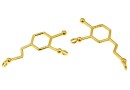 Link, pleasure formula, gold plated-925 silver, 30mm  - x1