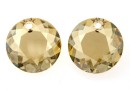 Swarovski, pandantiv chaton, golden shadow, 8mm - x2